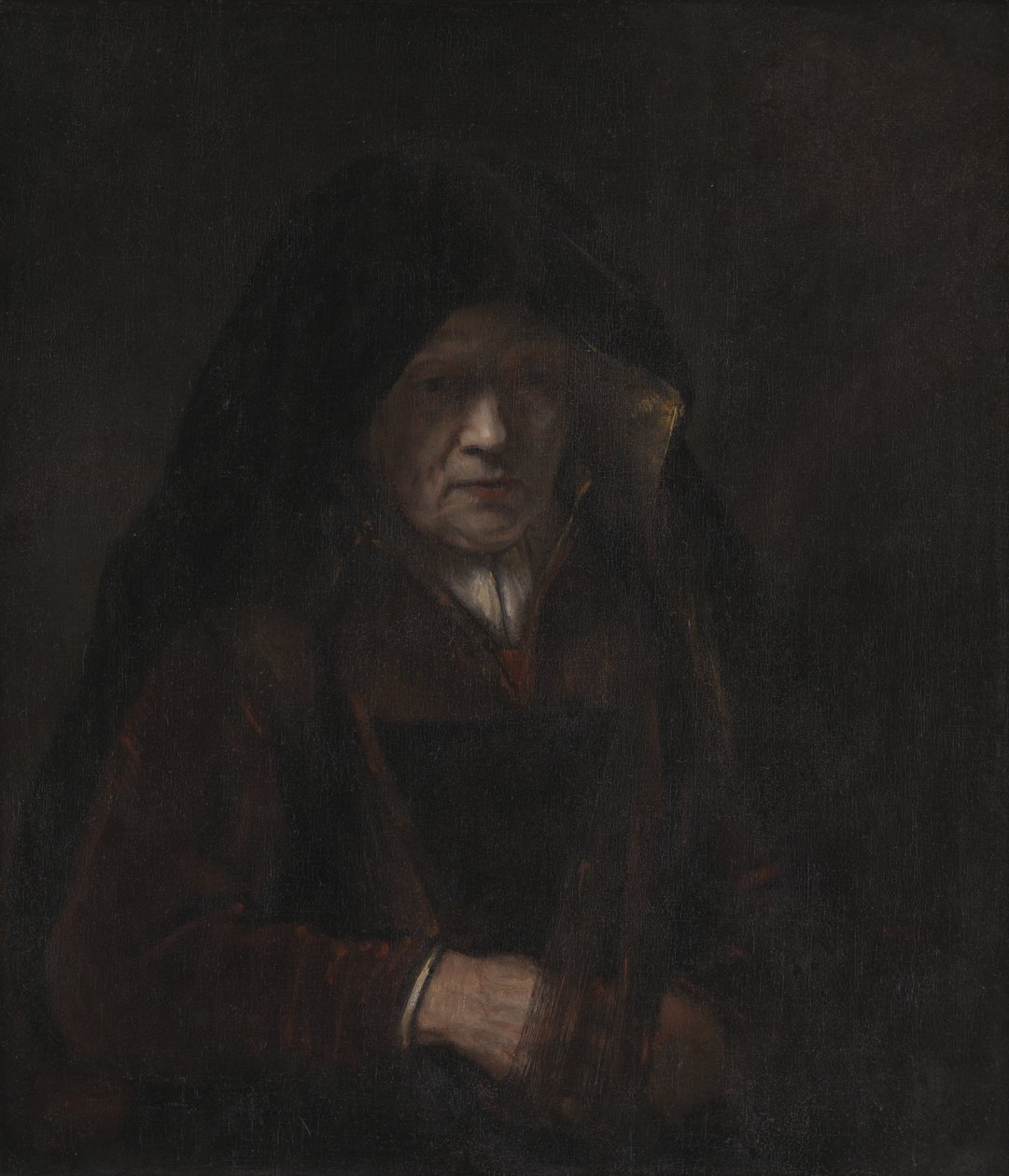 Stará žena od Rembrandt van Rijn