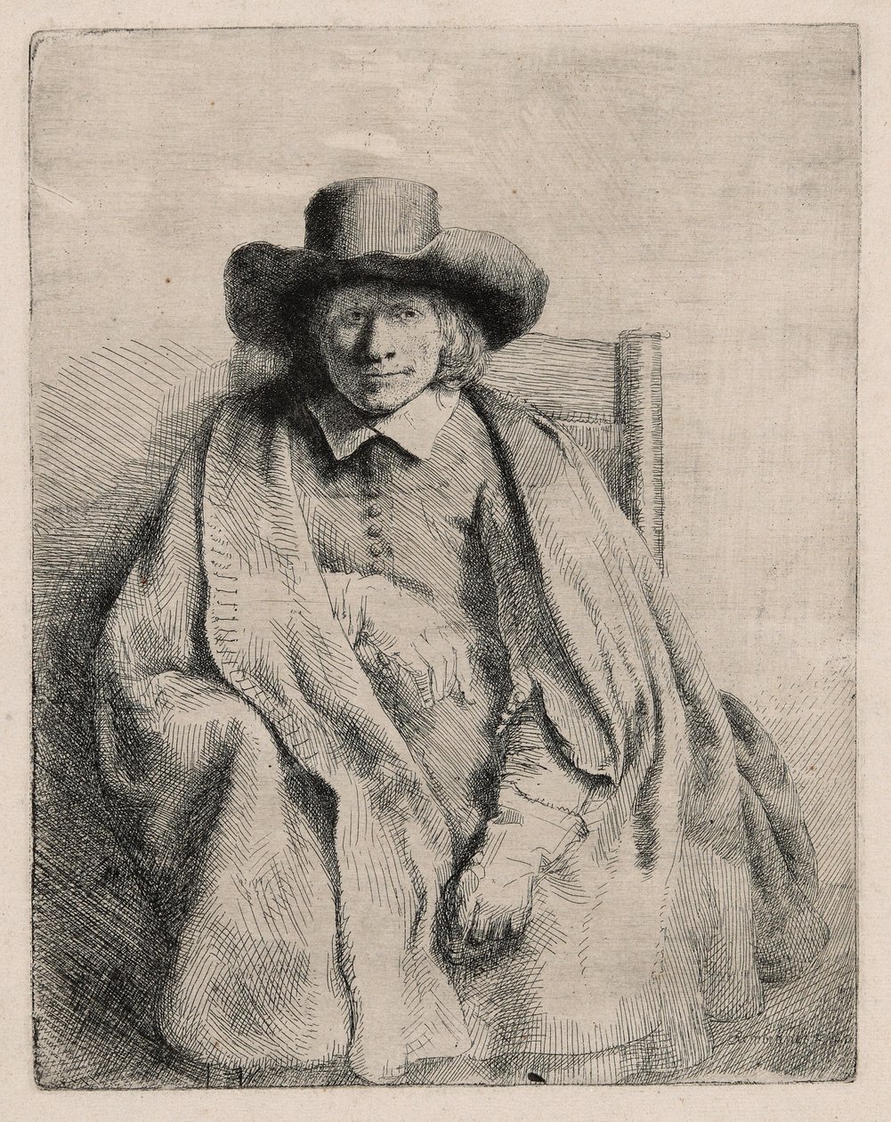 Clement de Jonghe, prodejce tiskáren od Rembrandt van Rijn