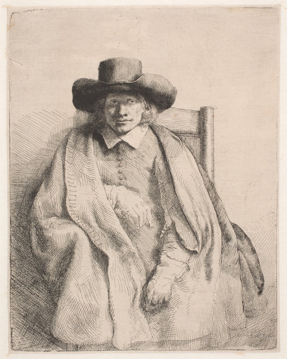 Clement de Jonghe, prodejce tisku od Rembrandt van Rijn