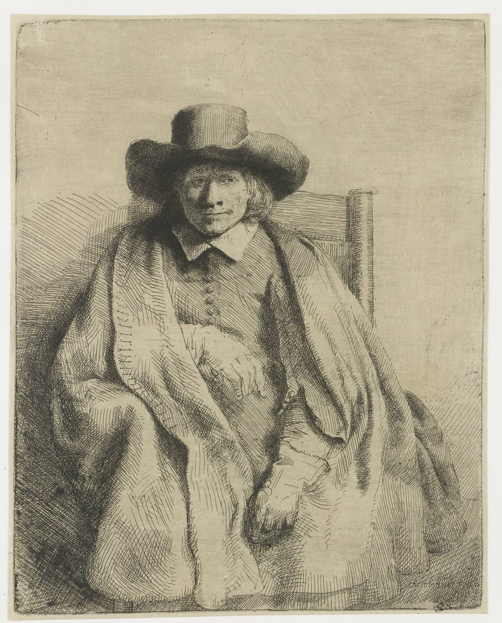 Clement de Jonghe, prodejce tisku od Rembrandt van Rijn