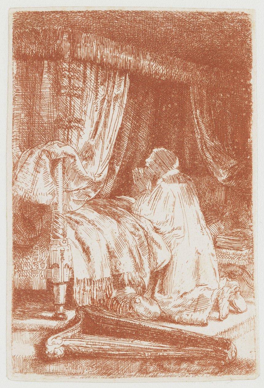 David v modlitbě od Rembrandt van Rijn