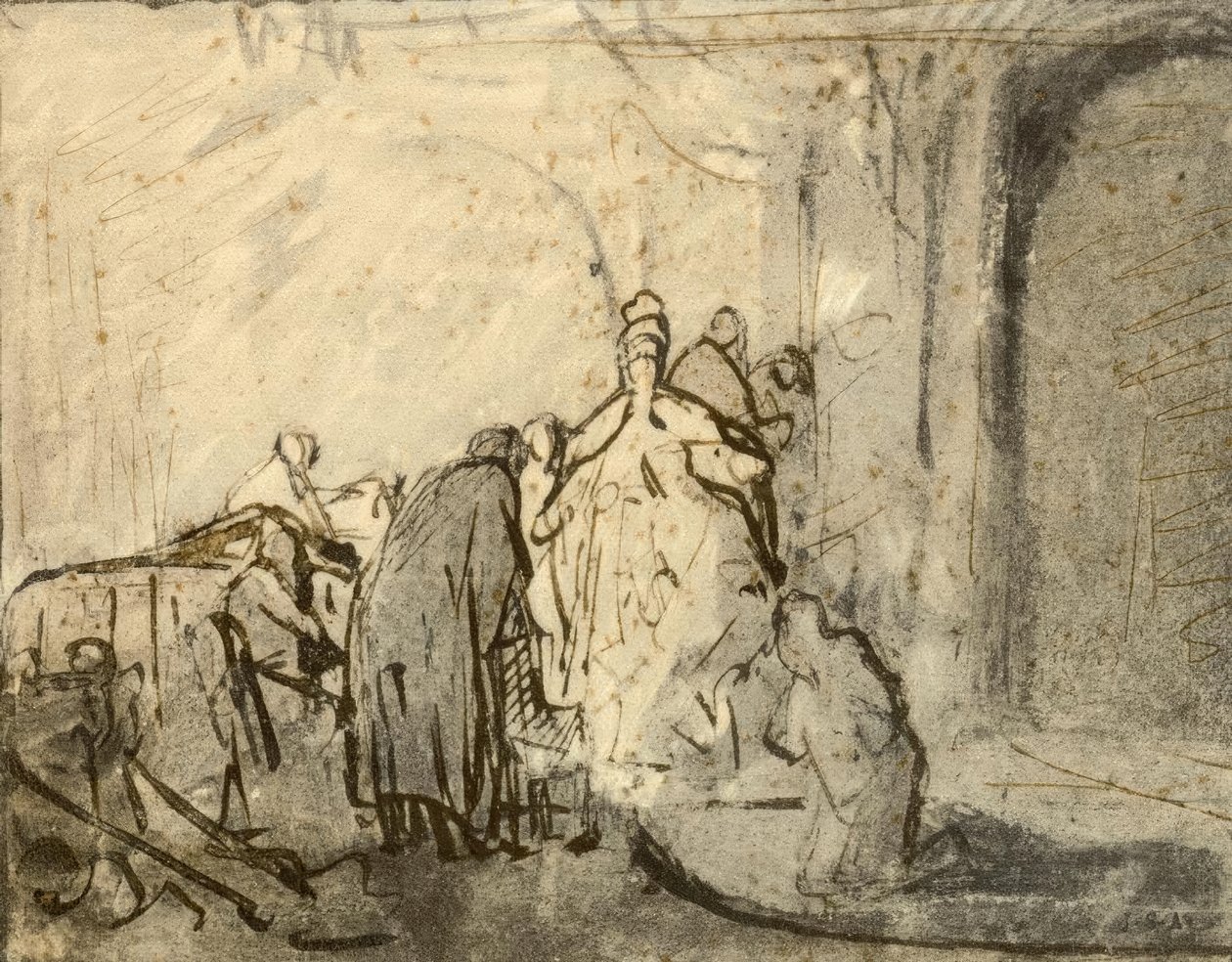 Kající Jidáš od Rembrandt van Rijn
