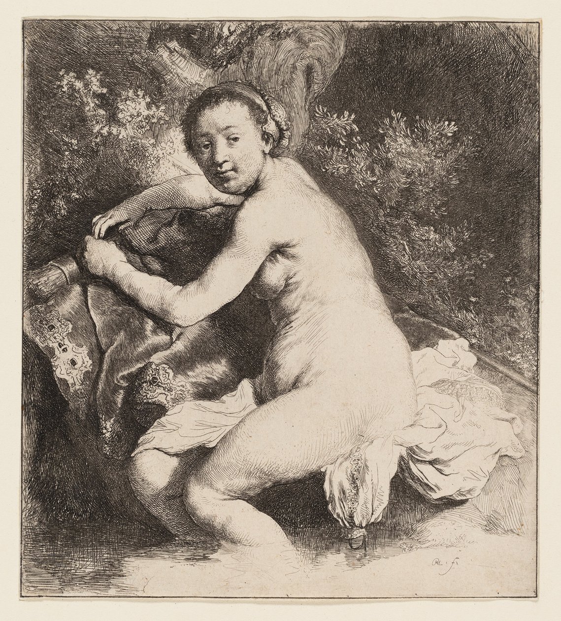 Diana ve vaně od Rembrandt van Rijn