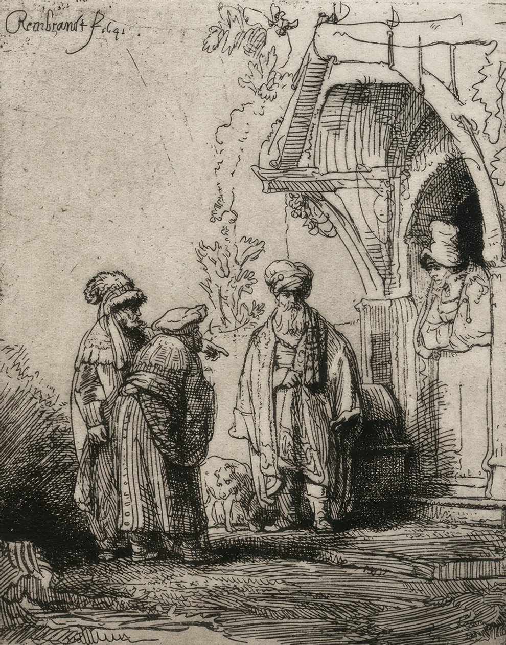 Tři orientálci od Rembrandt van Rijn