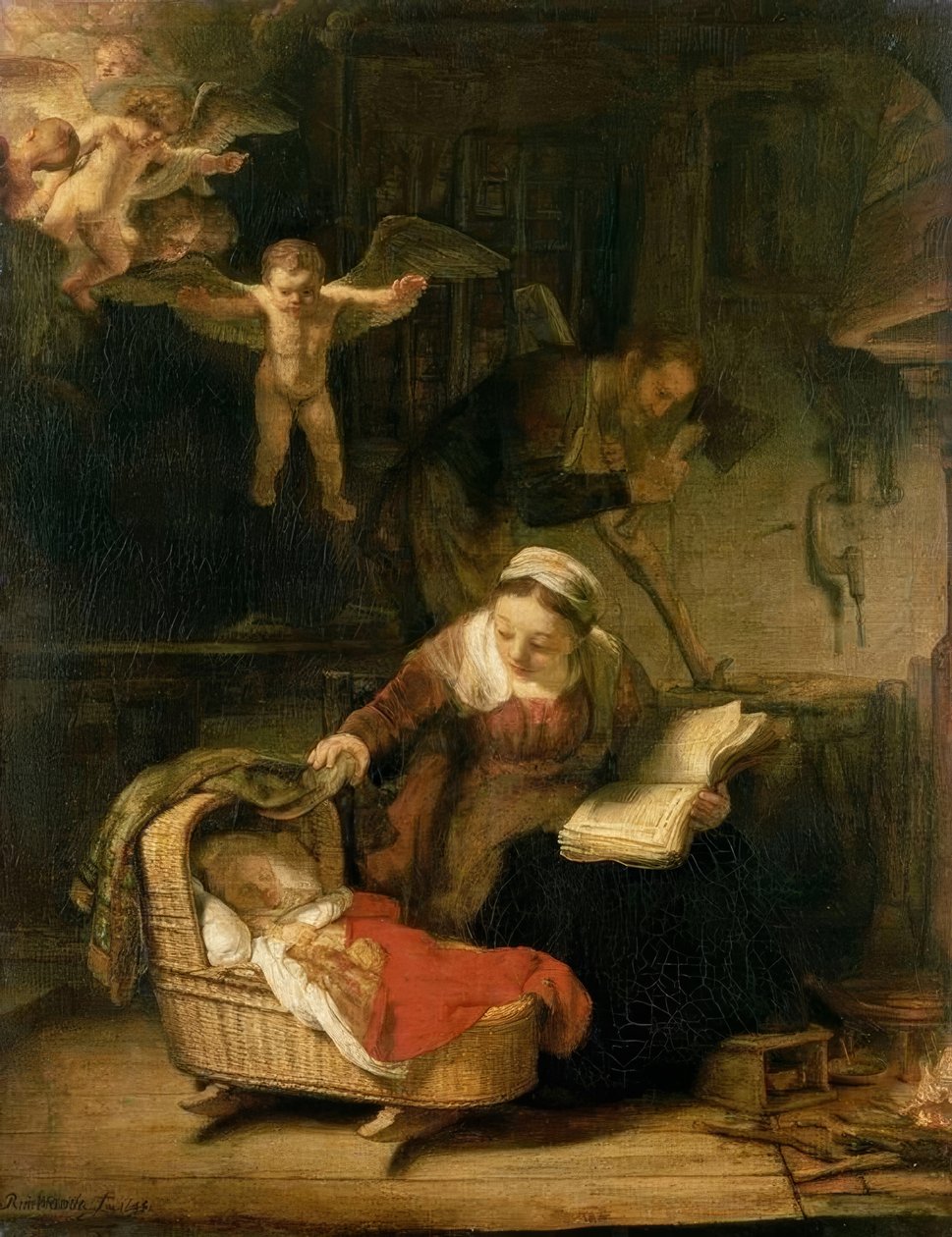 Svatá rodina od Rembrandt van Rijn