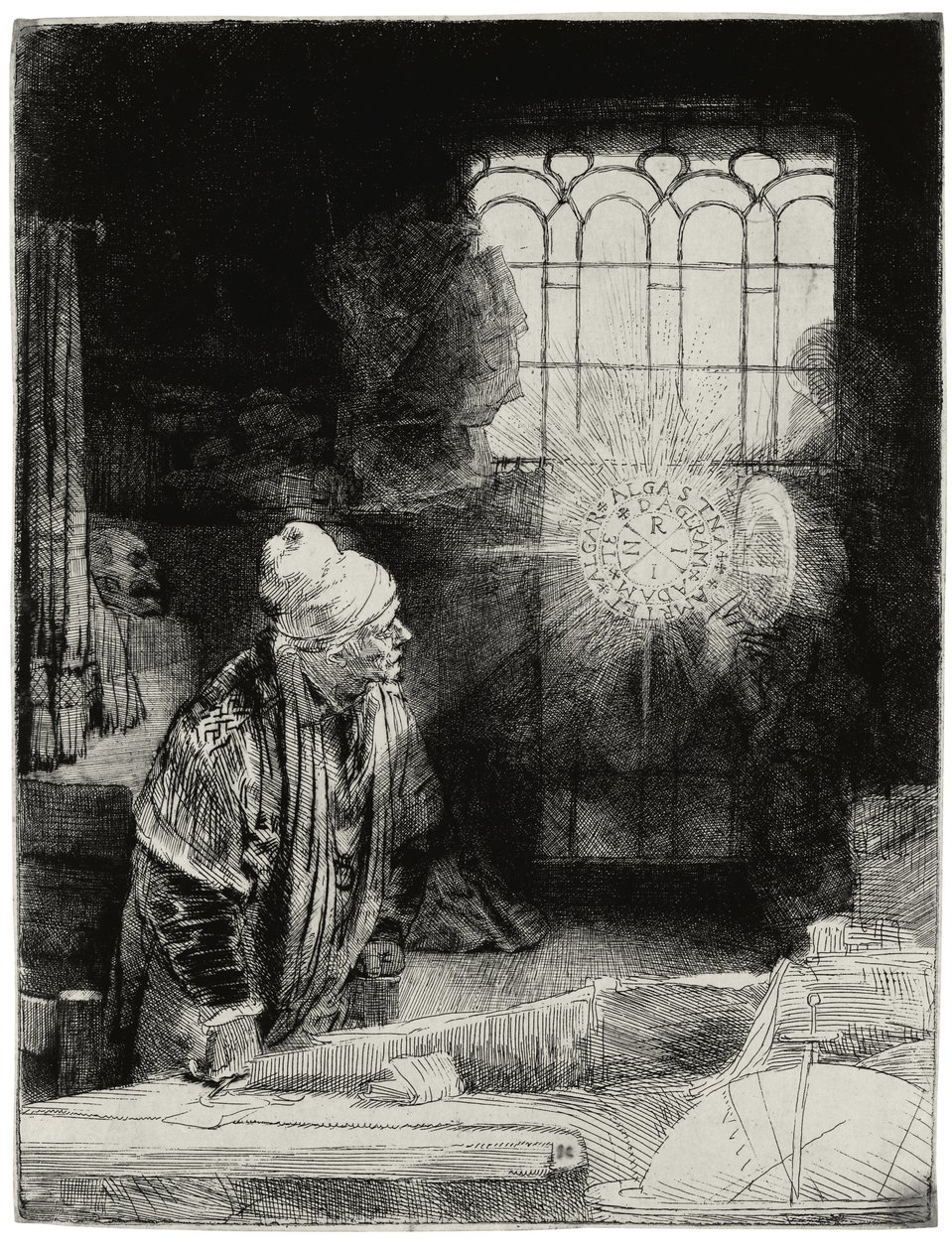 Faust, asi 1652 od Rembrandt van Rijn