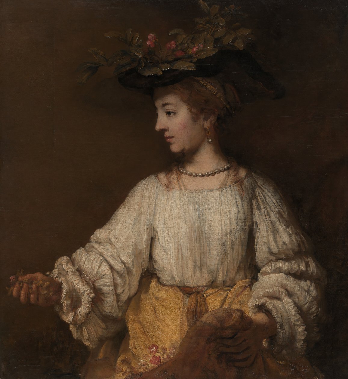 Flora, ca. 1654. od Rembrandt van Rijn