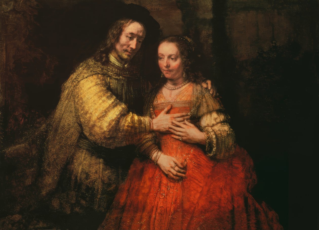 Izák a Rebeka od Rembrandt van Rijn