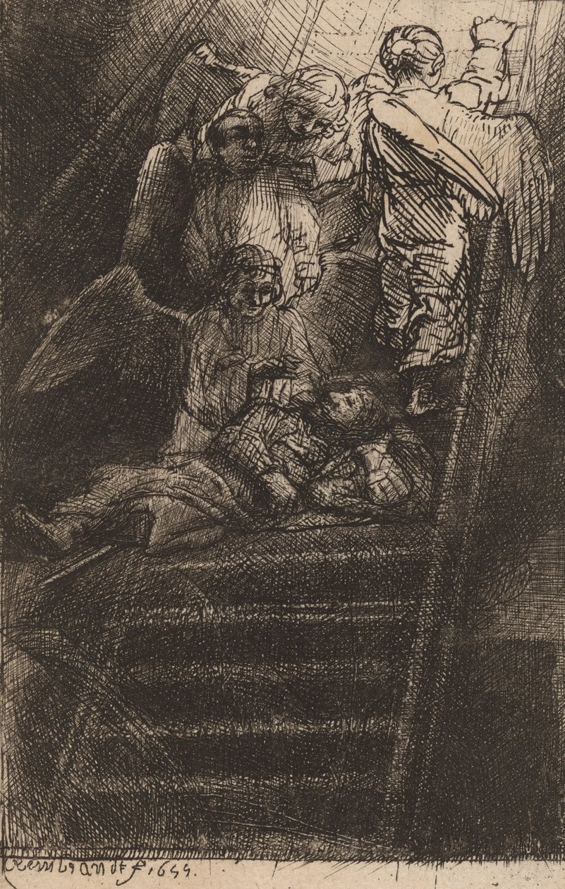 Jakubův žebřík, 1655. od Rembrandt van Rijn