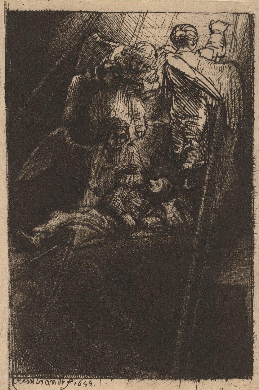 Jakubův žebřík, 1655. od Rembrandt van Rijn