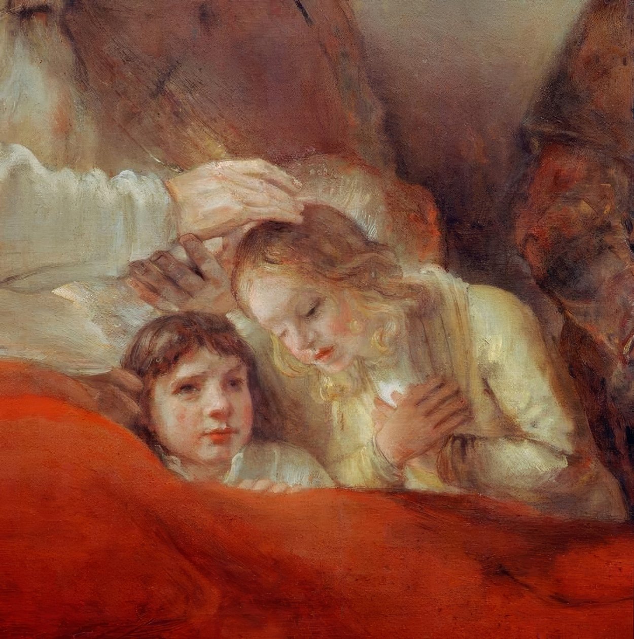Jakubovo požehnání od Rembrandt van Rijn