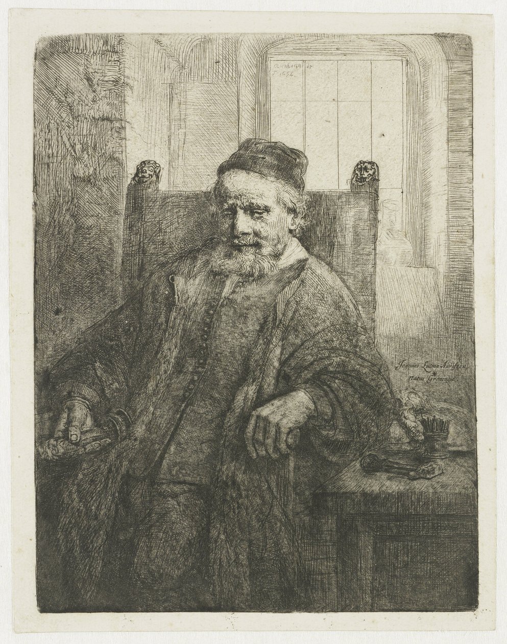 Jan Lutma, zlatník od Rembrandt van Rijn