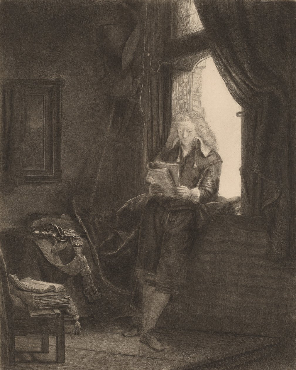 Jan Šestý, 1647. od Rembrandt van Rijn