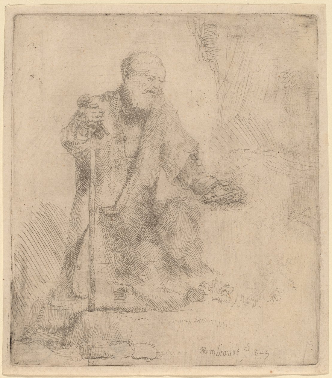 Svatý Petr v pokání od Rembrandt van Rijn