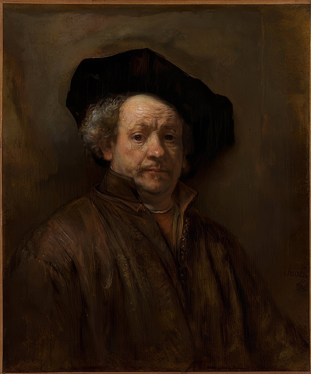 Autoportrét. 1660 od Rembrandt van Rijn