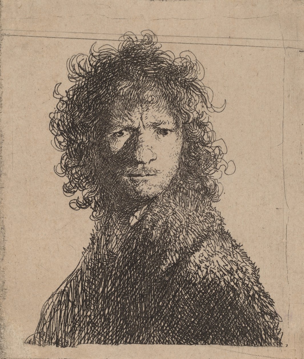 Autoportrét, Zamračený, 1630. od Rembrandt van Rijn