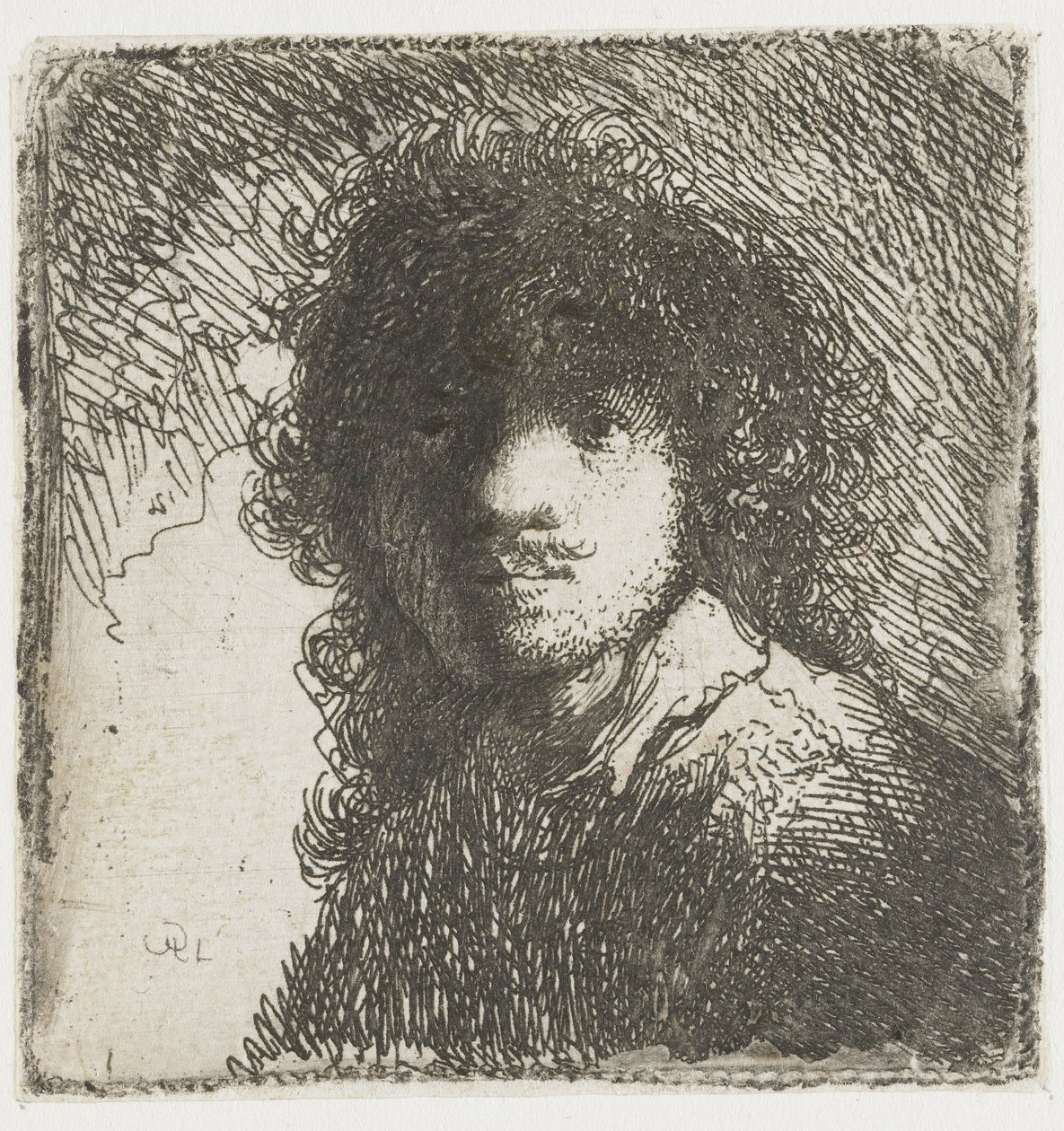 Autoportrét, cca 1627. od Rembrandt van Rijn