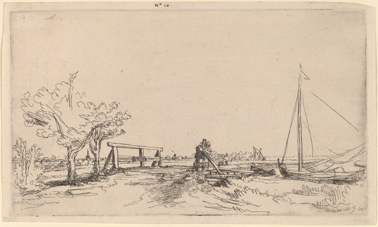 Most šestky od Rembrandt van Rijn
