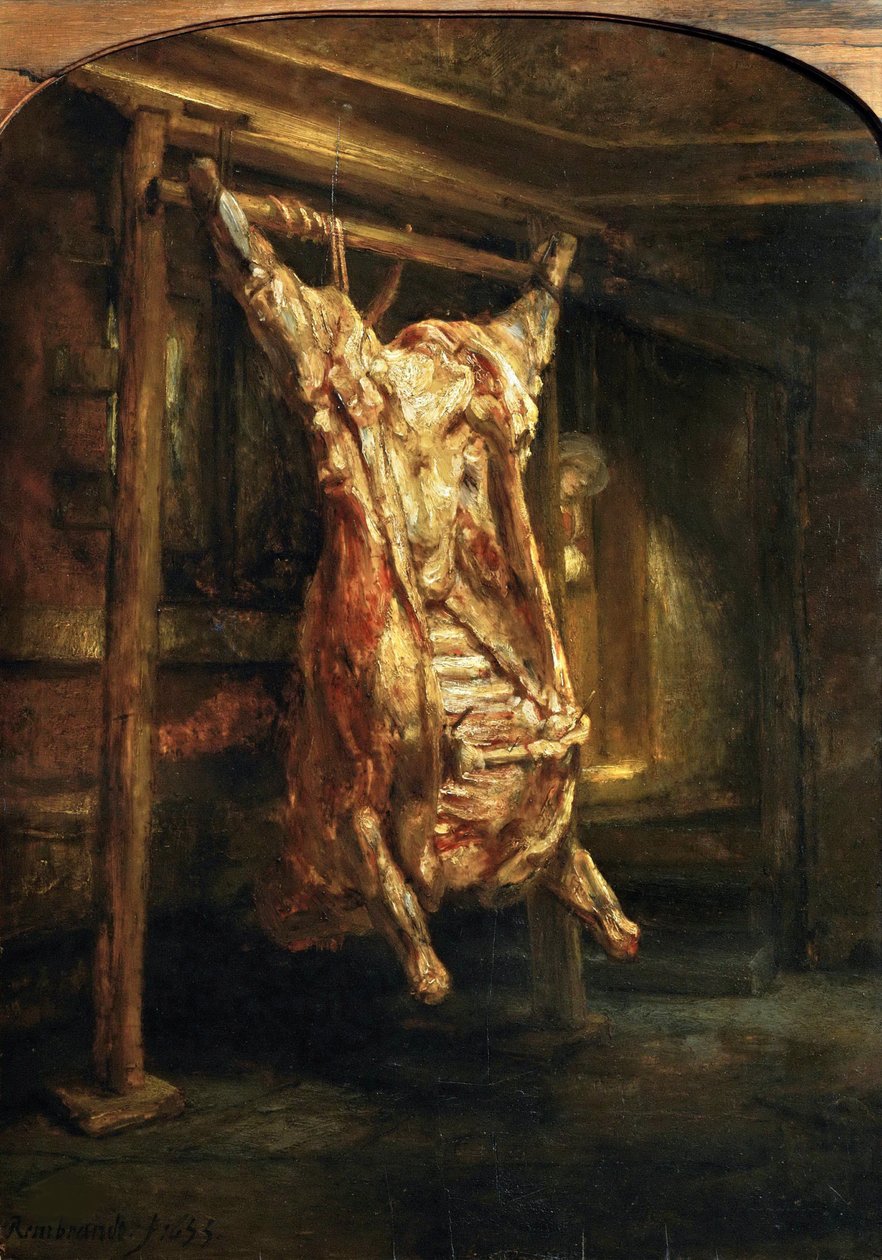 Zabitý vůl, 1655. od Rembrandt van Rijn