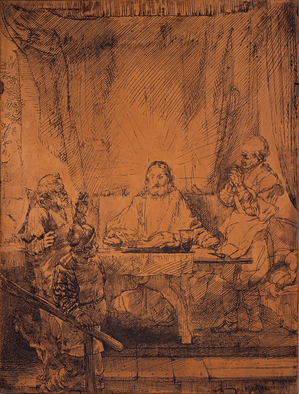 Večeře v Emauzích od Rembrandt van Rijn