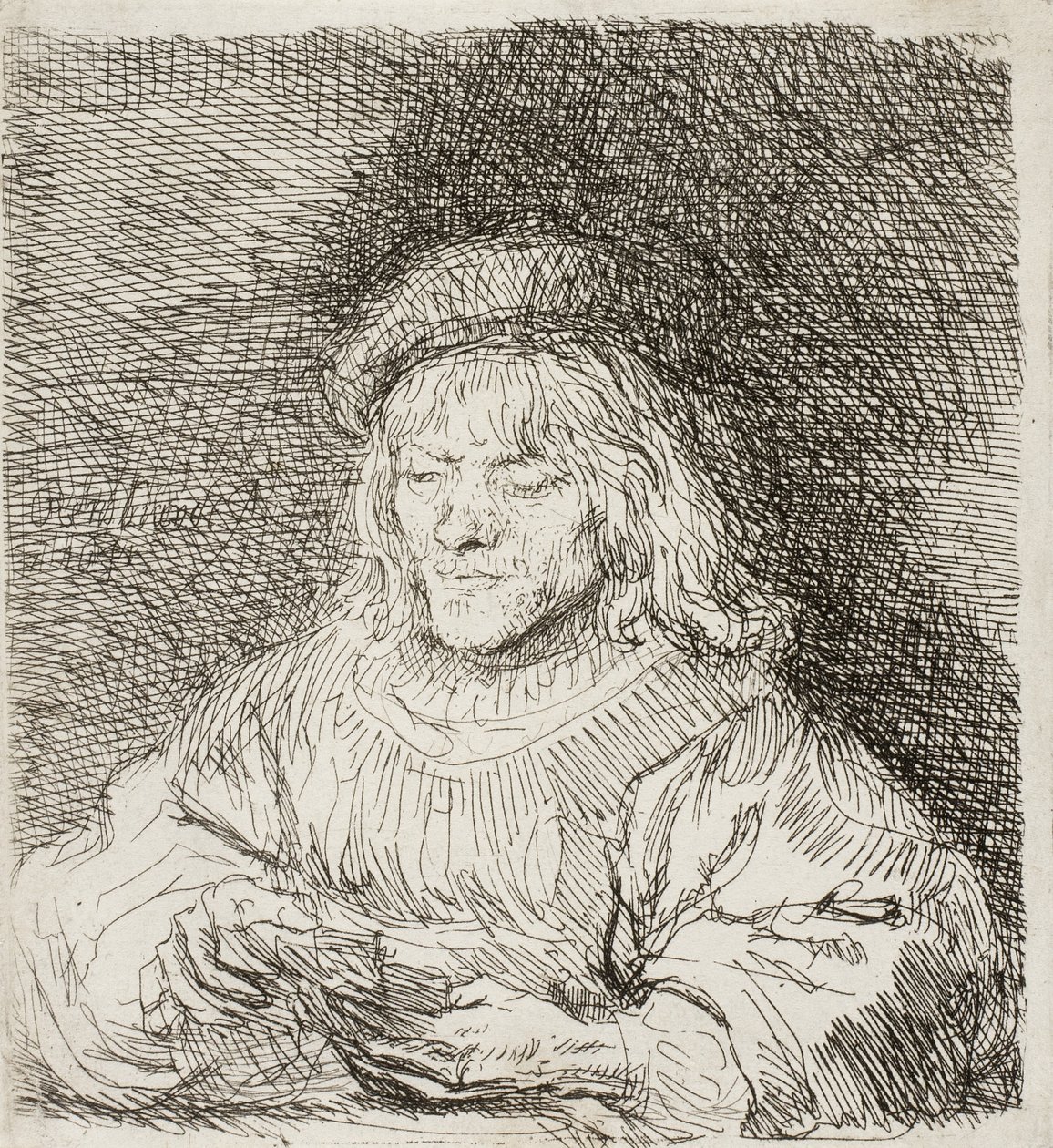 Hráč karet, 1641 od Rembrandt van Rijn