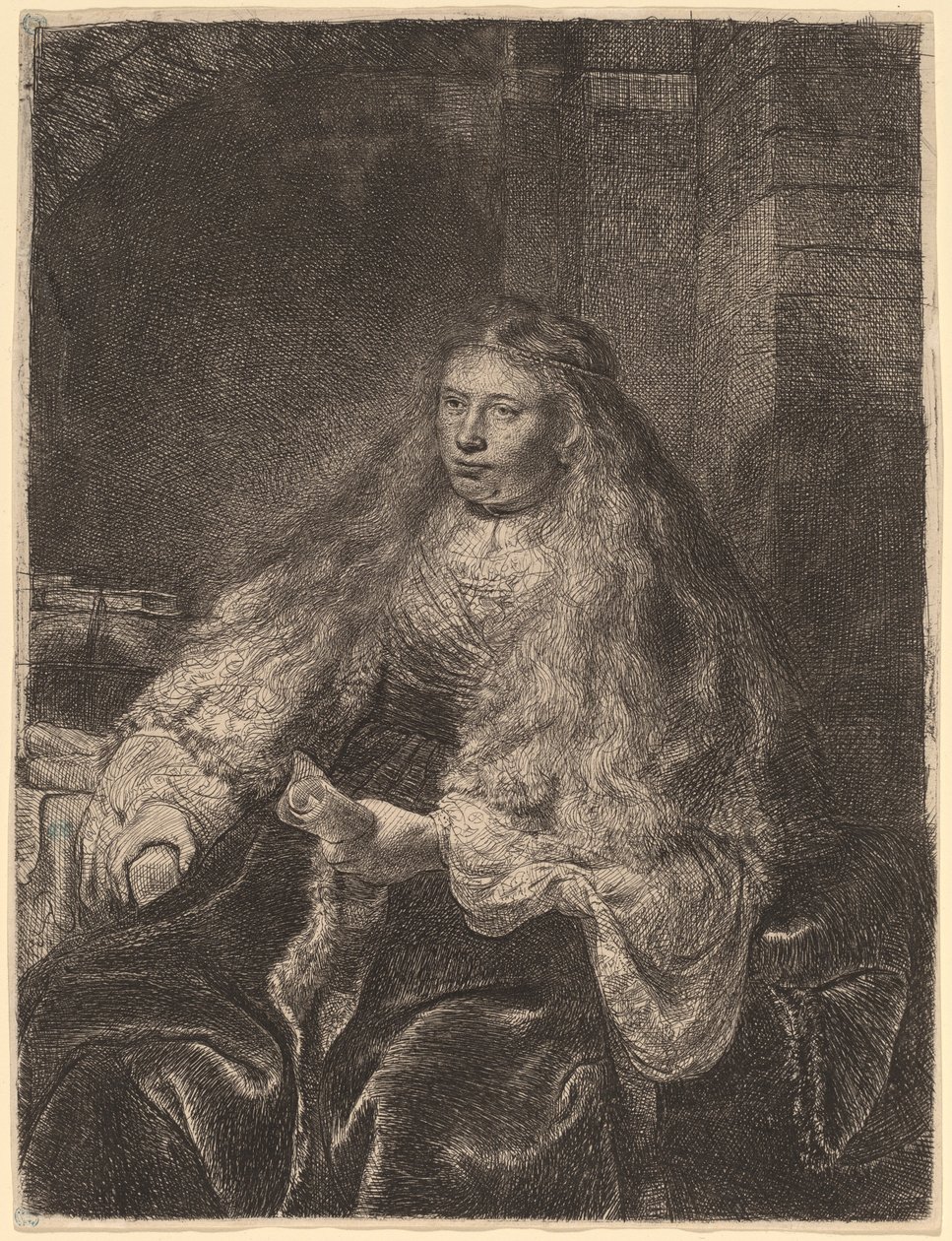 Velká židovská nevěsta od Rembrandt van Rijn