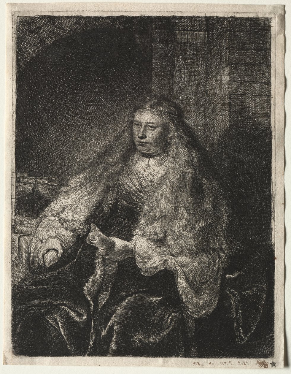Velká židovská nevěsta od Rembrandt van Rijn