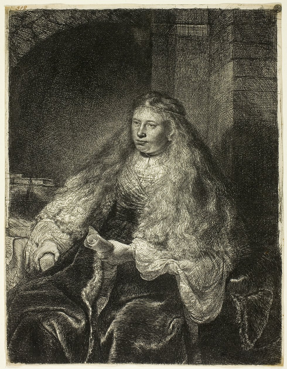 Velká židovská nevěsta od Rembrandt van Rijn