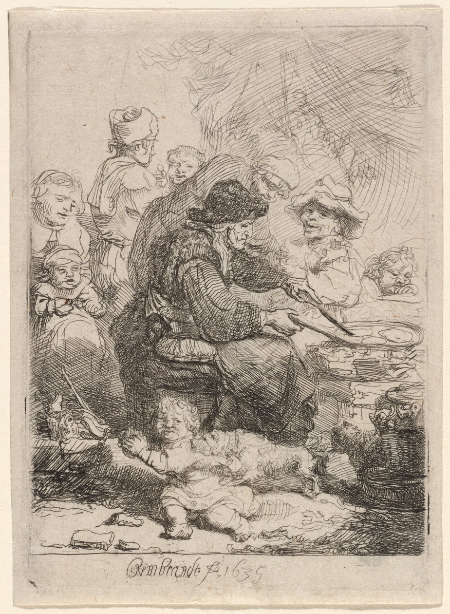 Pancake Woman od Rembrandt van Rijn