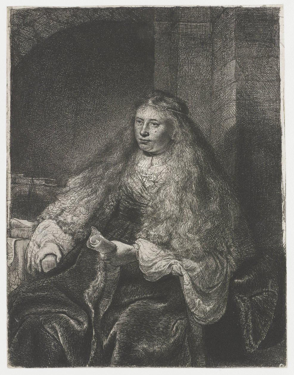 Velká židovská nevěsta od Rembrandt van Rijn