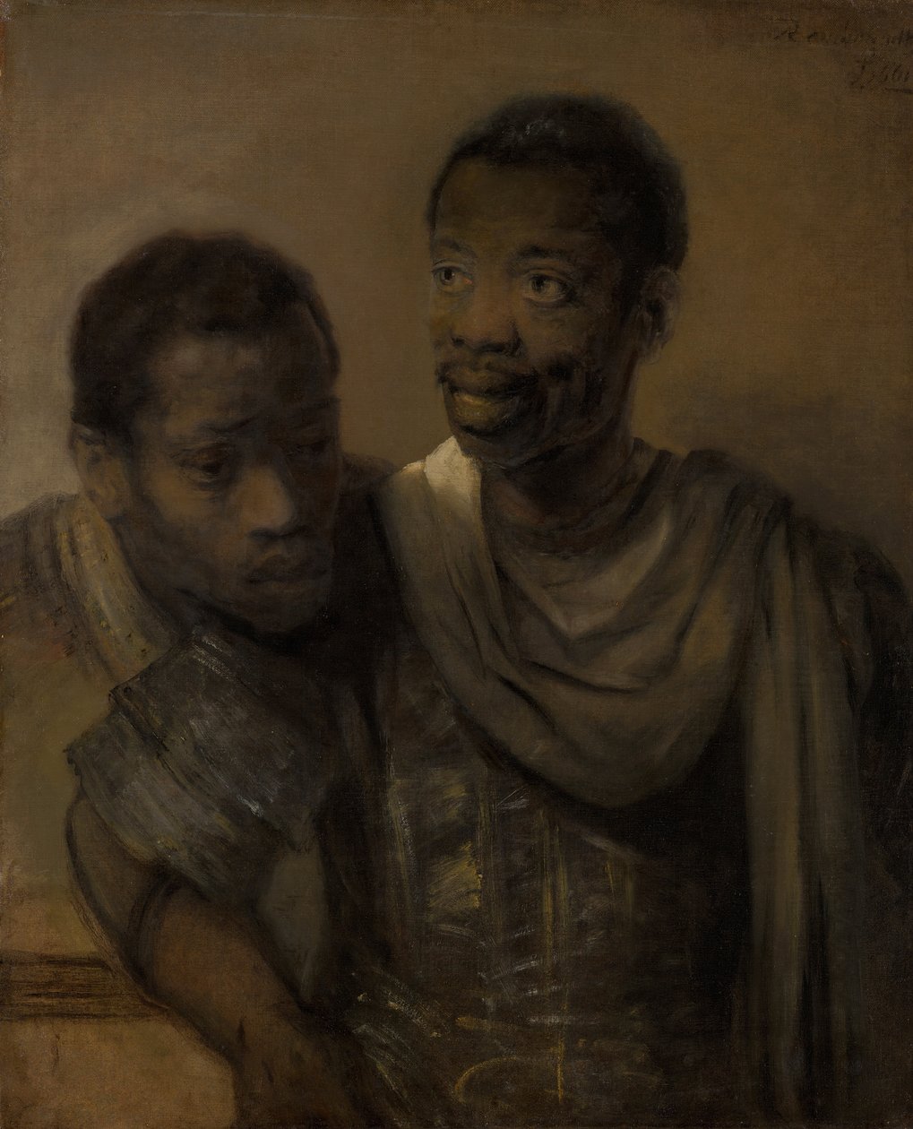 Dva černí, 1661 od Rembrandt van Rijn