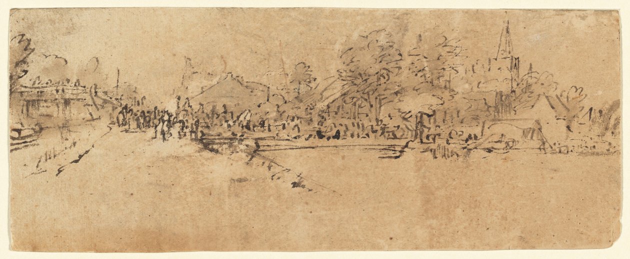 Pohled na Diemen od Rembrandt van Rijn