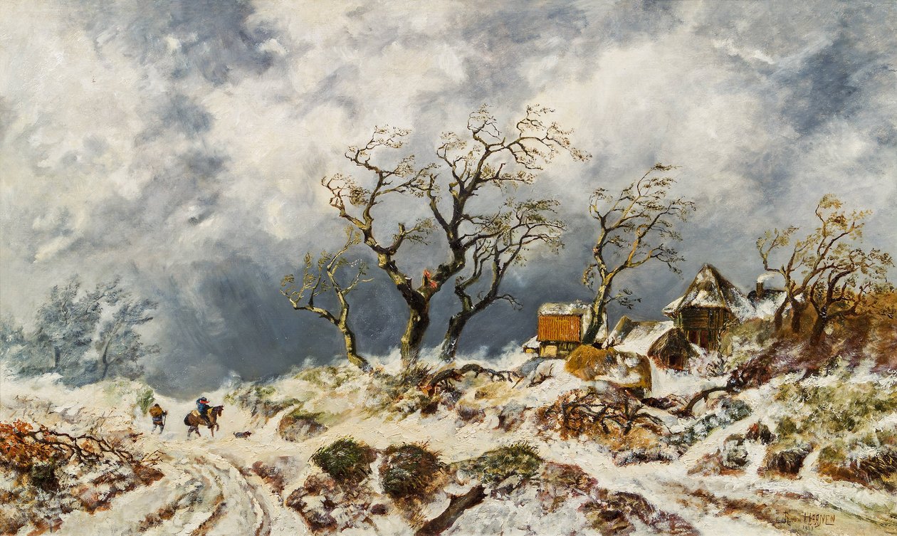 Zimní krajina od Remigius Adrianus Haanen