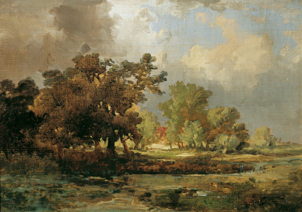 Motiv z Oosterhoutu v Holandsku od Remigius Adrianus van Haanen