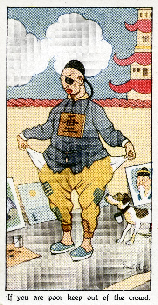 „Pokud jste chudí, držte se mimo dav“, 1931 (viz také 498195) od René Bull