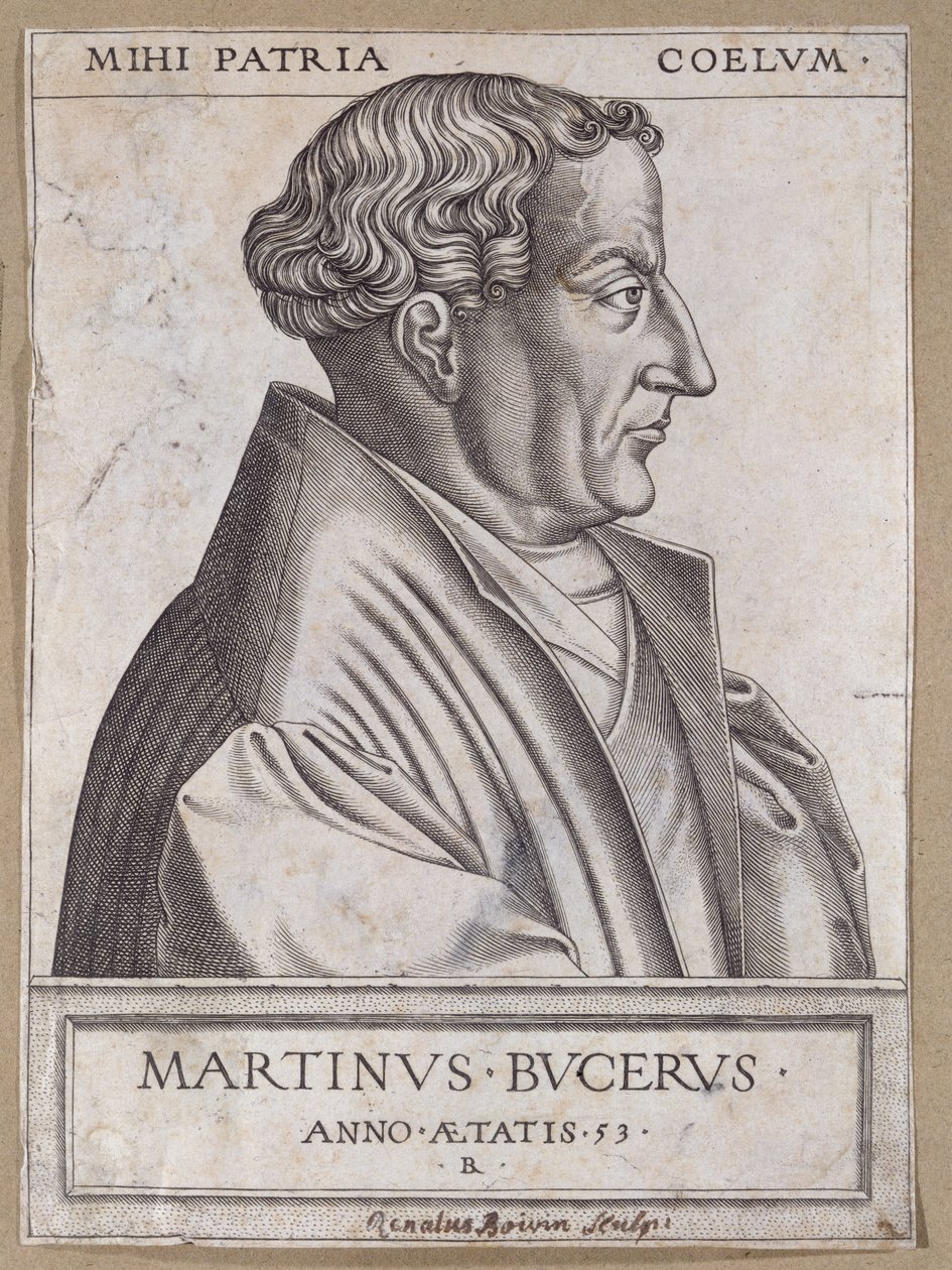 Martin Bucer (1491-1551) ve věku 53 let od Rene Boyvin