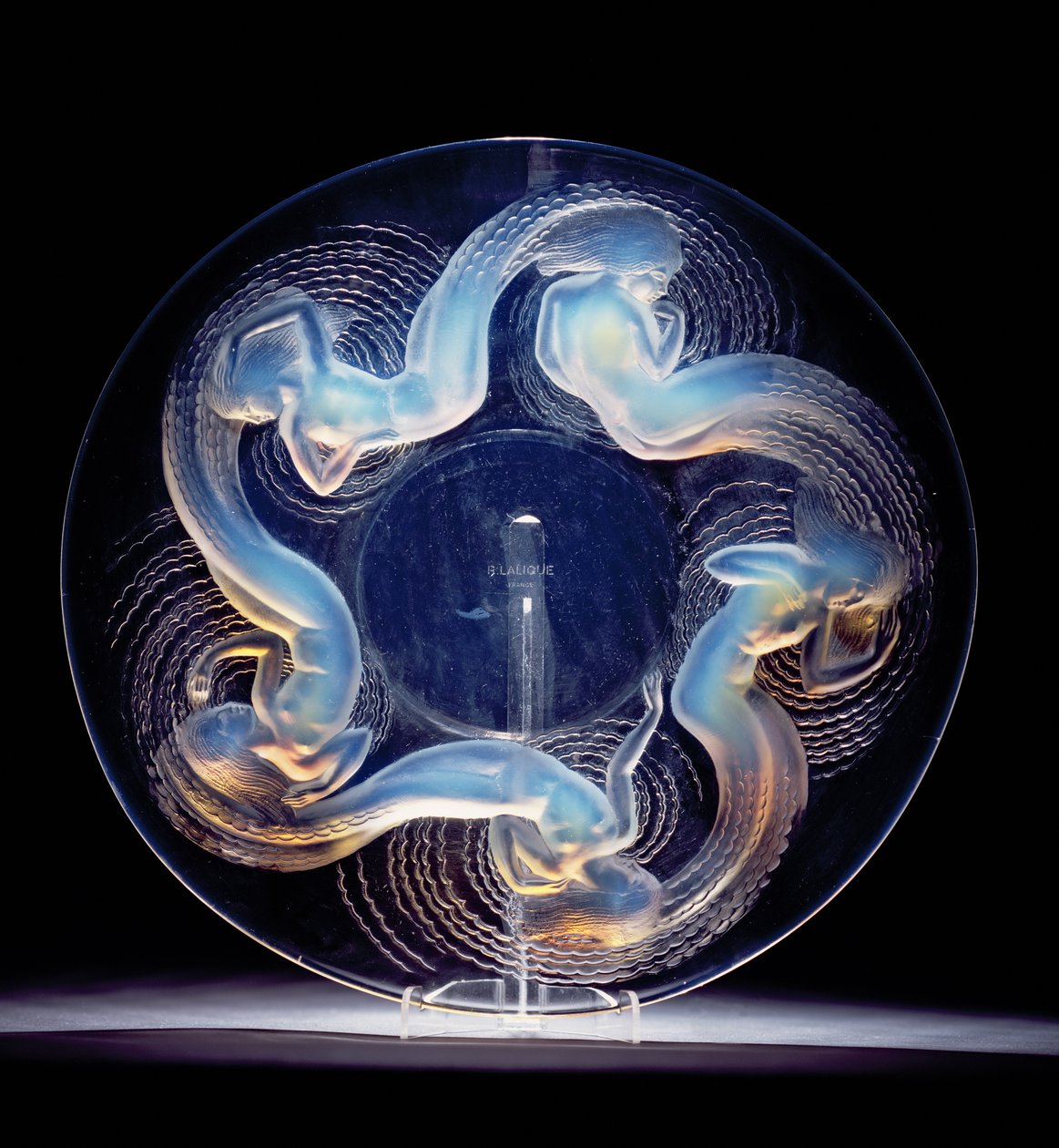 Calypso mísa (skleněná) od Rene Jules Lalique