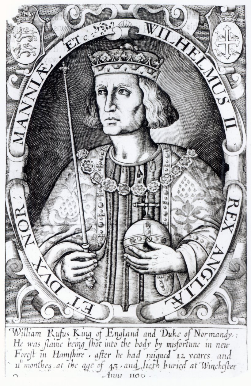 Anglický král Vilém II, 1618 od Renold Elstrack