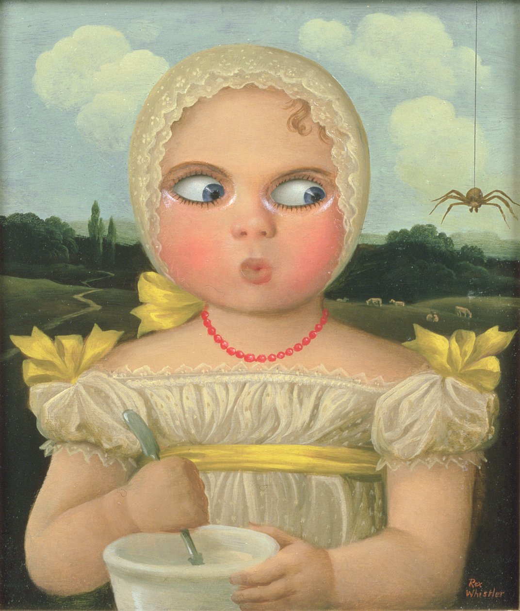 Little Miss Muffet (viz 201739) od Rex Whistler