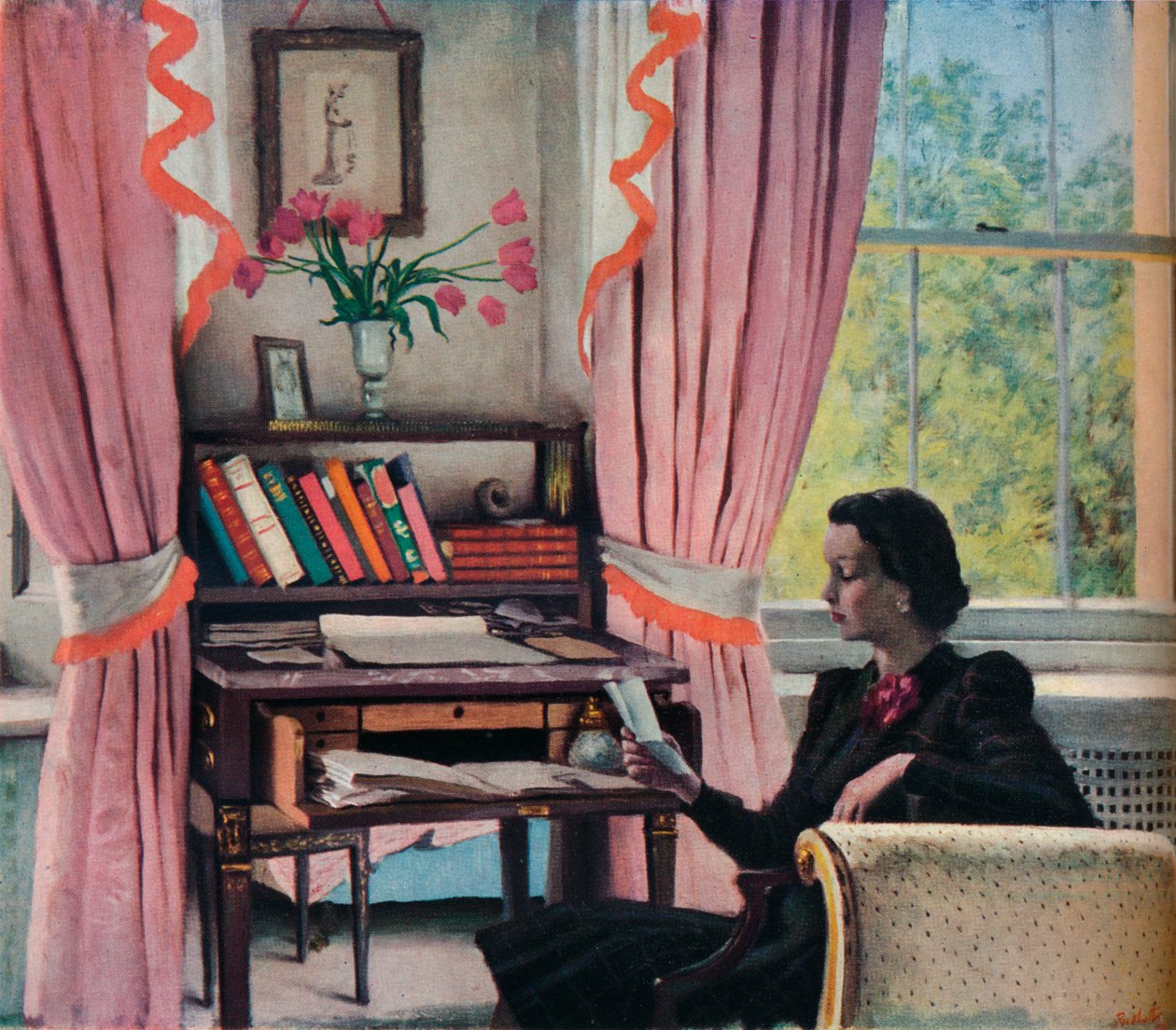 Dopis, 20. století od Rex Whistler