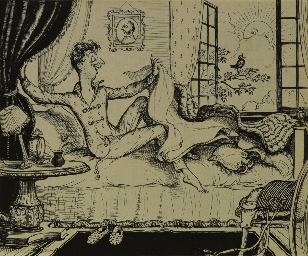Stojí za to vstát!, 1929 od Rex Whistler