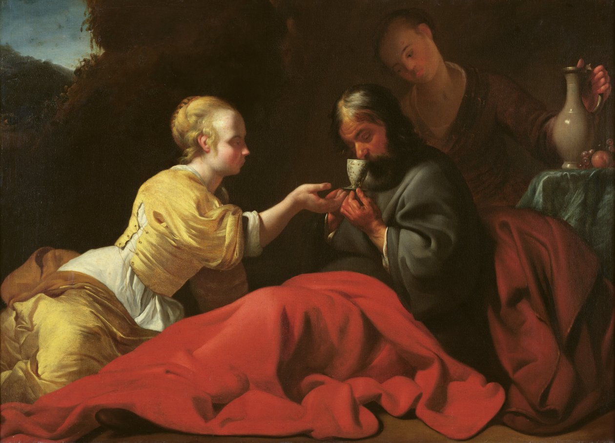 Lot a jeho dcery od Reyer Jacobsz van Blommendael