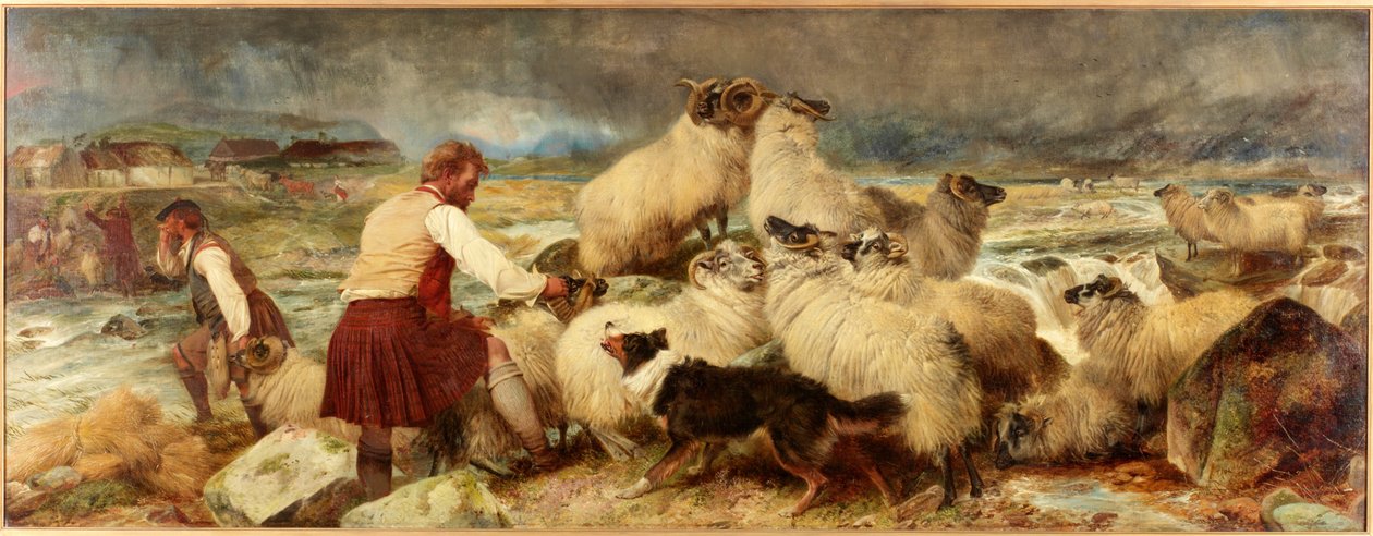 Příval v Glen Spean, Inverness od Richard Ansdell