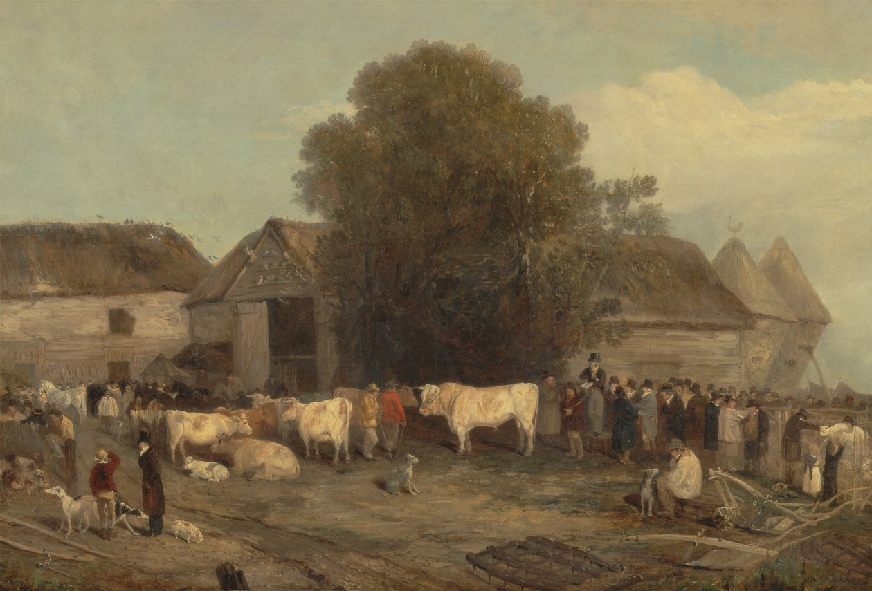 Prodej farmy, 1820 od Richard Barrett Davis