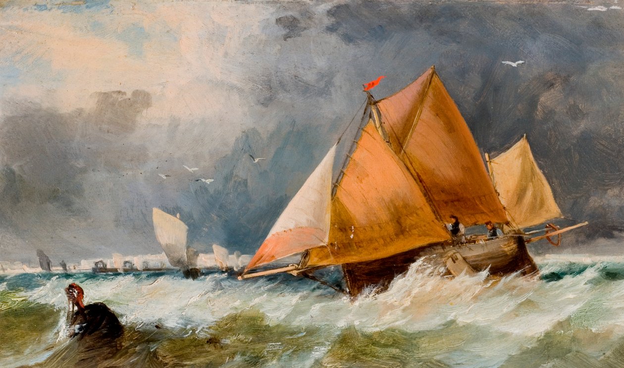 Rybářské lodě, Brighton od Richard Beavis