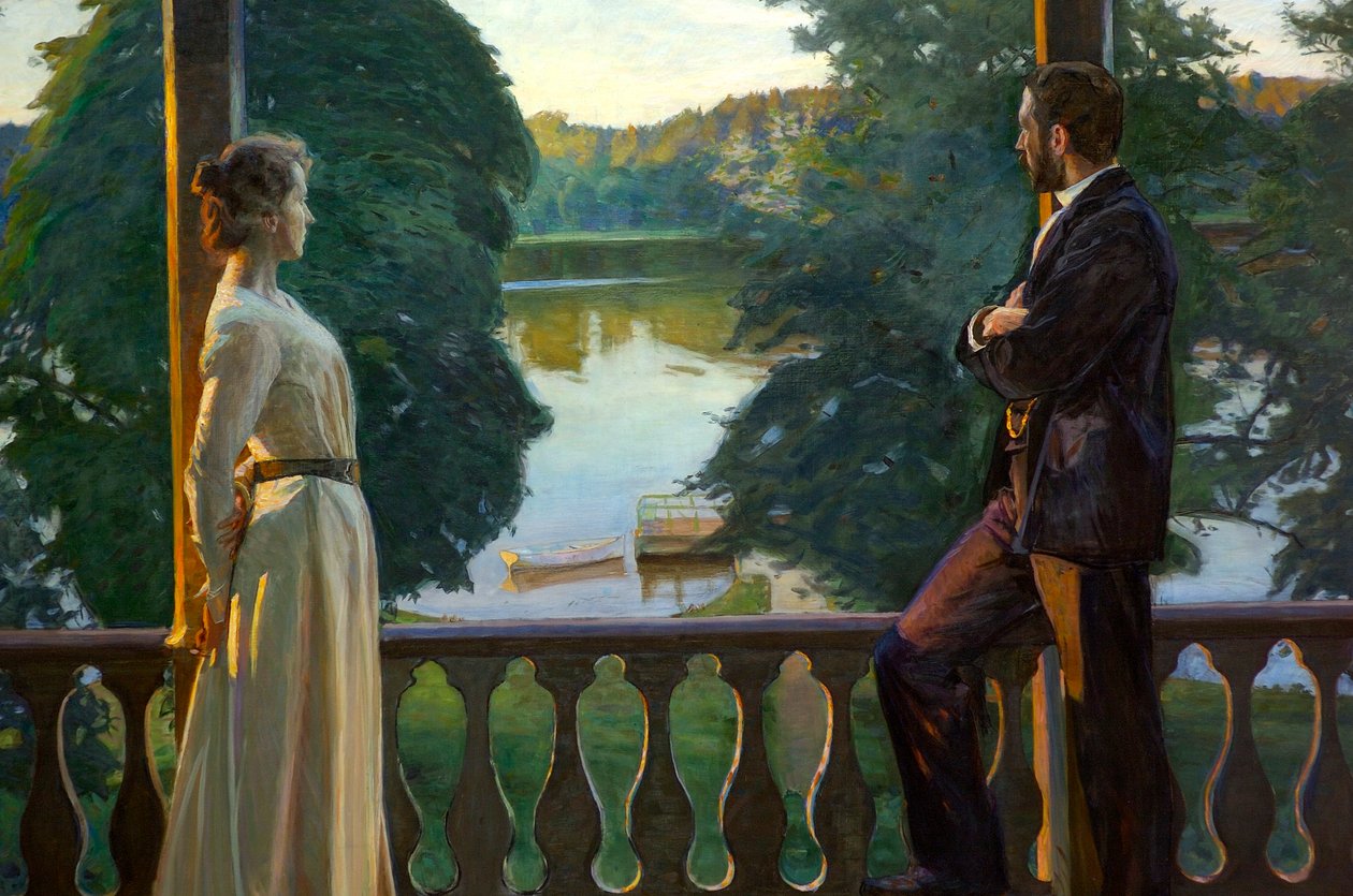 Severské léto večer od Richard Bergh
