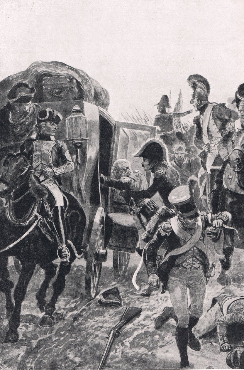 Let španělských vojsk dne 27. července 1809, ilustrace z 