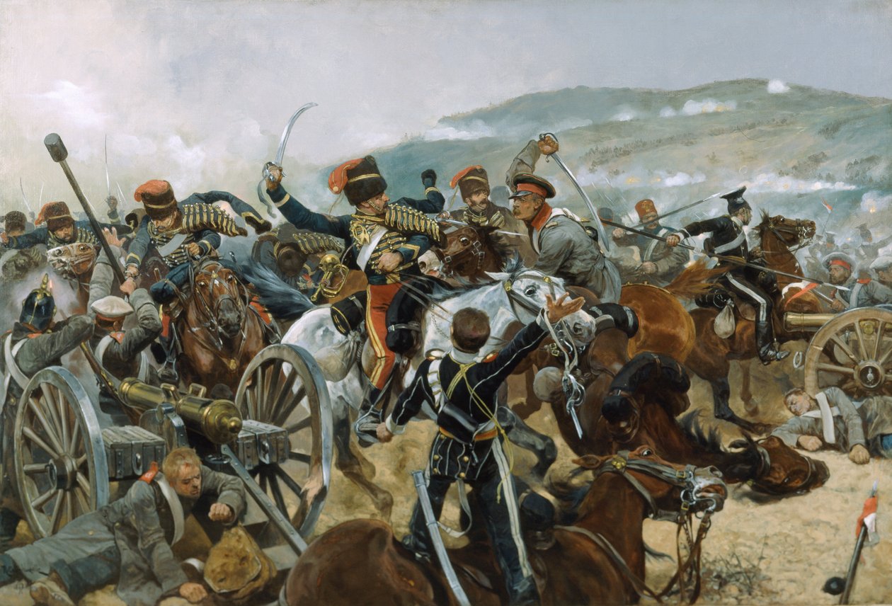 The Relief of the Light Brigade, 25. října 1854, 1897 od Richard Caton Woodville