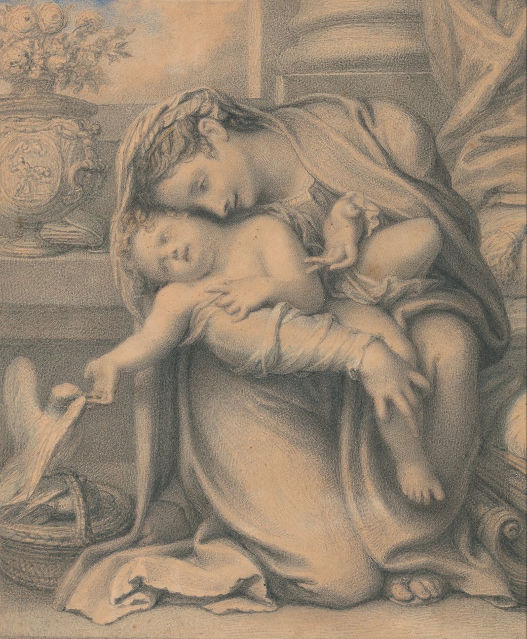 Madonna a dítě od Richard Cosway