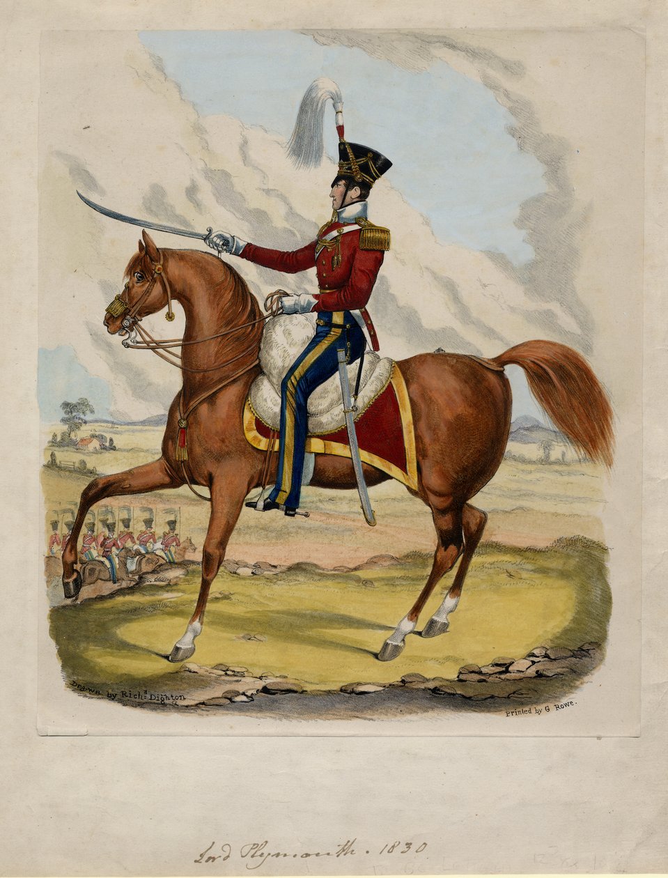 Lord Plymouth, 1830 od Richard Dighton